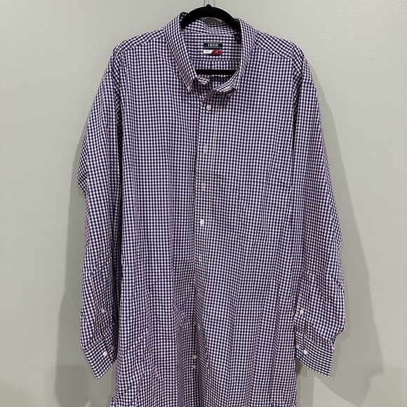 Izod Other - Izod men’s dress shirt, big & tall, navy, white, red